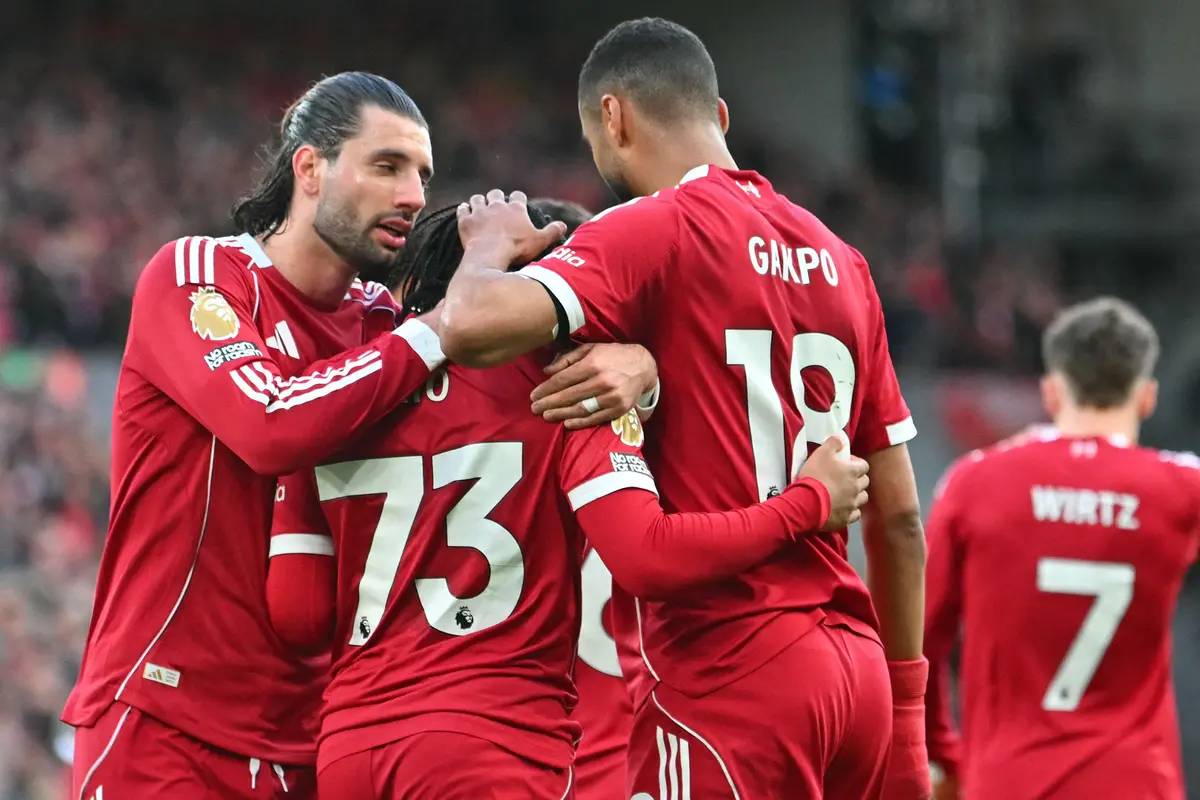Foto: Aksi Memukau Wonderkid Liverpool, Rio Ngumoha saat The Reds Tumbangkan Fulham di Liga Inggris