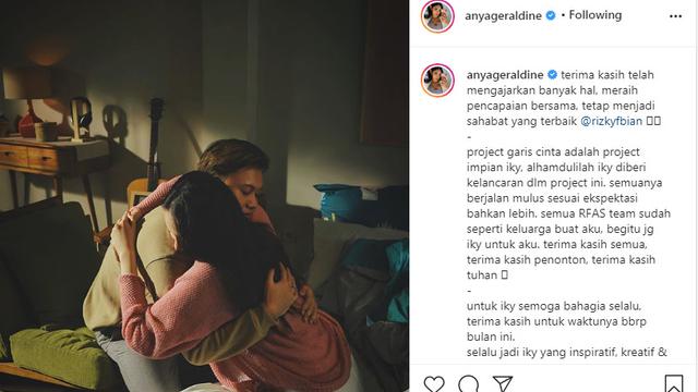 Anya Geraldine peluk Rizky Febian