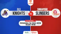 Jadwal ABL, CLS Knights Vs Singapore Slingers. (Bola.com/Dody Iryawan)