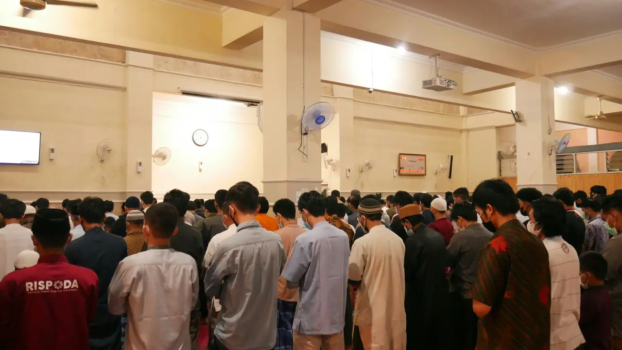 Ilustrasi salat berjamaah, ibadah