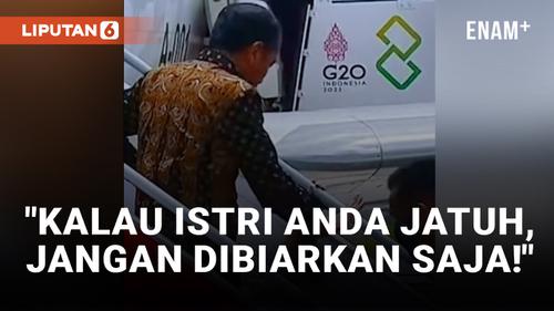 VIDEO: Iriana Terpeleset, Dokter Tifa Sindir Jokowi