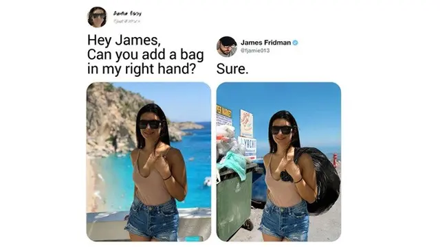 Pria Ini Diminta Edit Foto Netizen, 7 Hasilnya Bikin Geleng Kepala