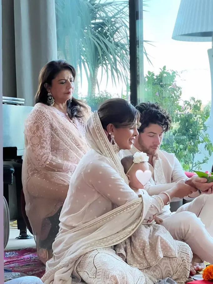 Keluarga Priyanka Chopra dan Nick Jonas rayakan Diwali