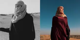 Penampilan Agnez Mo kembali curi perhatian saat ia liburan menikmati padang pasir di Dubai [@agnezmo]