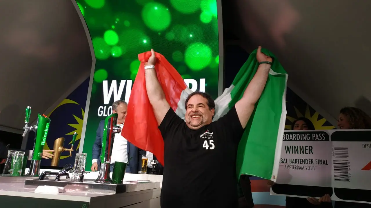 Pria Italia Juarai Kompetisi Bartender Dunia di Amsterdam