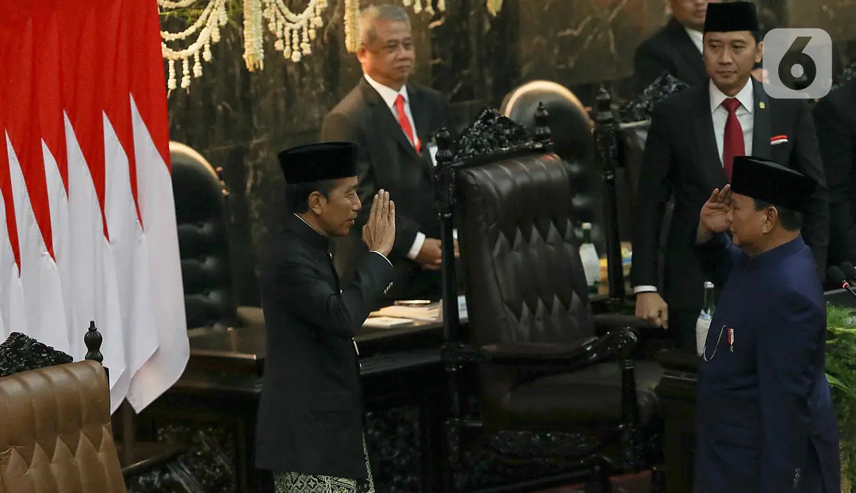 Dalam pidato perdananya sebagai Presiden, Prabowo Subianto menyatakan swasembada pangan menjadi salah satu target jangka pendek yang akan dikerjakan. (Liputan6.com/Herman Zakharia)