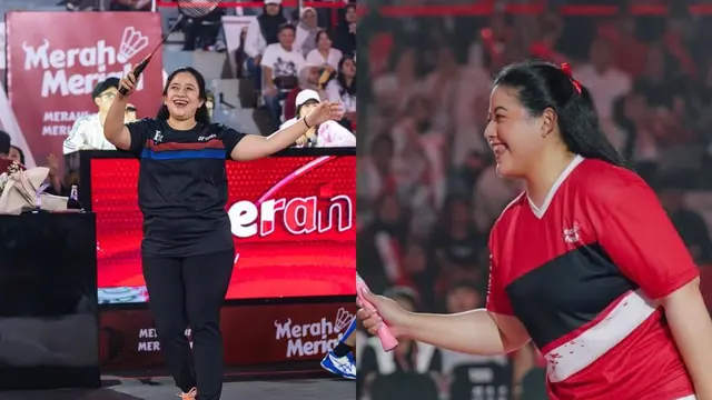 Gaya Kembar Ibu-Anak dari Puan Maharani dan Pinka Haprani, Bak Pinang di Belah Kedua Kenakan Baju Olahraga hingga Kebaya