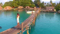 Kepulauan Widi akan menjadi tuan rumah kegiatan lomba mancing internasional yang mengancam keberadaan kampung nelayan. (Liputan6.com/Hairil Hiar).