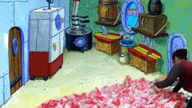 6 Editan Foto Jika Spongebob Squarepants Meninggal di Indonesia Ini Kocak