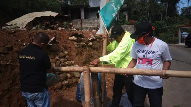 Kampung Gunungwuled, Purbalingga, lepas karantina wilayah atau lockdown. (Foto: Liputan6.com/Rudal Afgani)