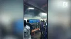 KRL jurusan Jakarta Kota menuju Bogor mengeluarkan asap saat berada di Stasiun Depok Baru, kejadian ini membuat penumpang berhamburan keluar.