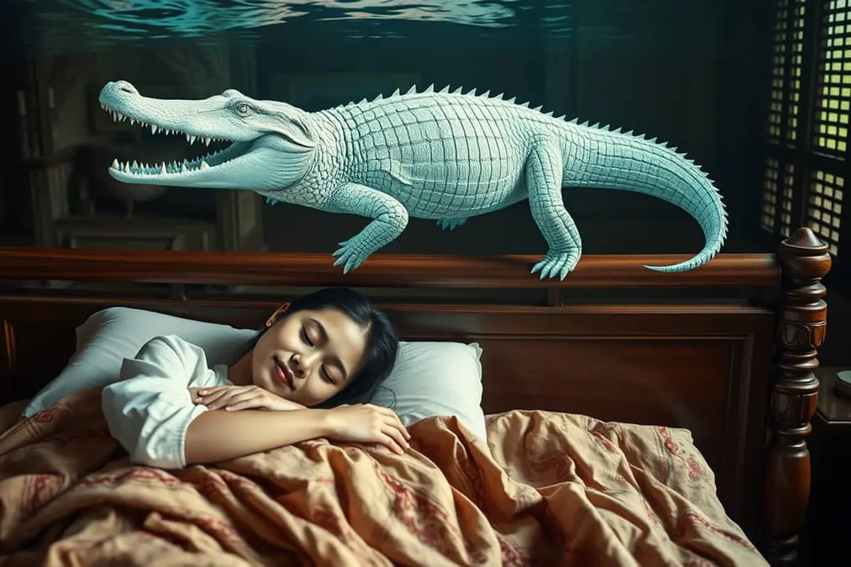 mimpi buaya putih