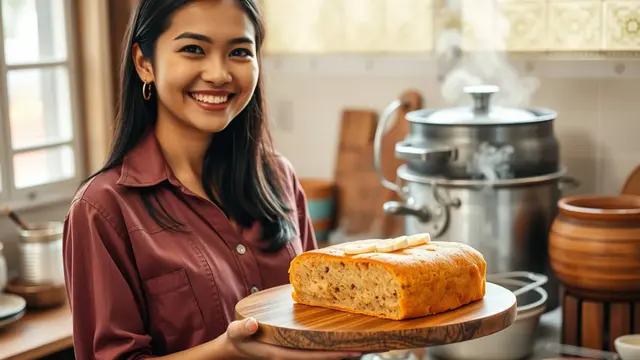 resep bolu pisang kukus