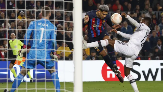 Barcelona vs MU di Liga Europa