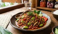 Resep Sambal Petai Ikan Teri Pedas yang Bikin Nagih