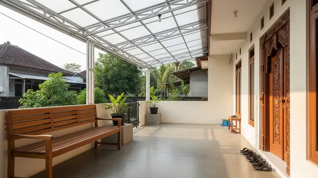 10 Inspirasi Rumah Minimalis di Kampung dengan Teras Luas buat Santai Sore