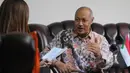 Abd Al Rahim Al Siddig menjawab pertanyaan yang diajukan Liputan6.com, Jakarta, Senin (23/3/2015). Kepada Liputan6.com Abd Al Rahim Al Siddig menceritakan banyak hal tentang kerjasama Sudan dengan Indonesia.(Liputan6.com/Herman Zakharia)