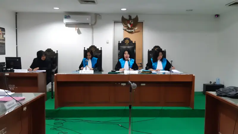 Sidang gugatan tim advokasi pembela kebebasan pers ke Presiden dan Kemenkominfo di Pengadilan Tata Usaha Negara (PTUN), Rabu (22/1/2020).