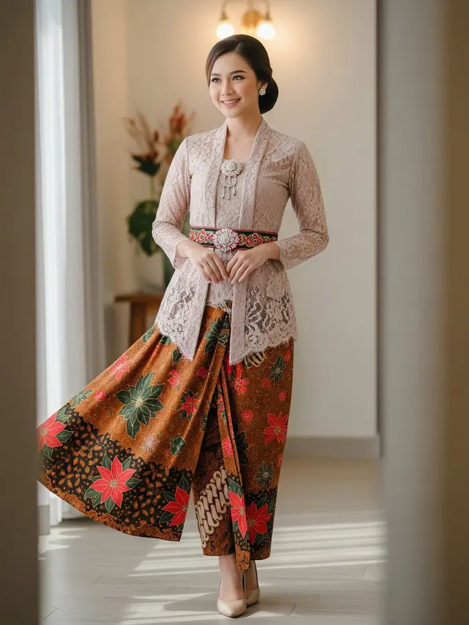 Inspirasi Outfit Natal Bernuansa Nusantara Model Kebaya Kontemporer Etnik