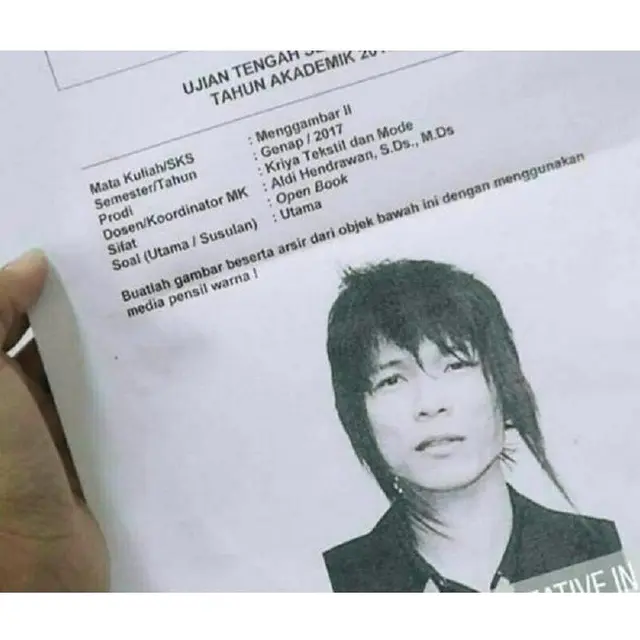 6 Soal Ujian Libatkan Penyanyi Ini Bikin Murid Elus Dada