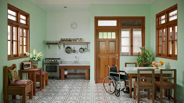 7 Model Rumah Sederhana Rp50 Juta untuk Lansia dengan Pintu Lebar yang Mudah Dilalui Kursi Roda