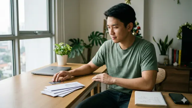 Reset Keuangan Setelah Lebaran (Foto: Gemini AI)