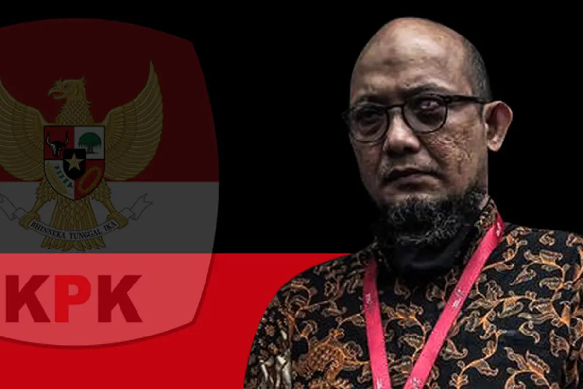Banner Penyidik KPK Novel Baswedan
