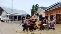 Banjir bah di Aceh Utara (Liputan6.com/Rino Abonita)