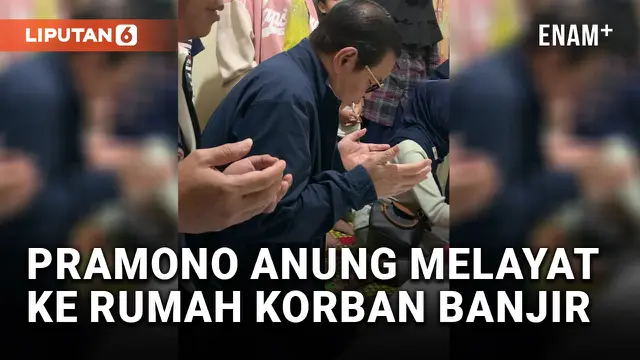 VIDEO: Pramono Anung Melayat ke Rumah Bocah Korban Banjir Kebon Baru