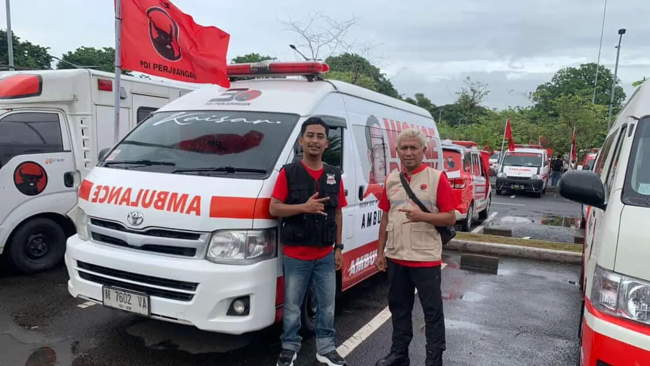 Kaisar Said Putra Hadirkan Tim Ambulans SobatKaisar di Seminar Mitigasi PDI Perjuangan