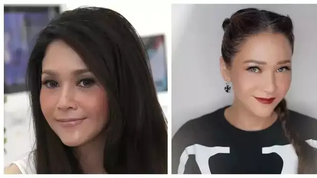 Potret Maia Estianty sebelum dan sesudah tanam benang (Sumber: Kapanlagi.com & Instagram/@maiaestiantyreal)