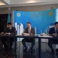 Dubes Kazakhstan Daniyar Sarekenov dalam konferensi Pers, Jumat (18/11/2022). Ia menyampaikan tentang pilpres Kazakhstan yang akan dilaksnakan pada Minggu. (Safinatun Nikmah/Liputan6.com)
