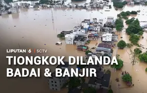 Dampak Topan Maysak, Waduk Jebol di Nanning Picu Banjir Besar