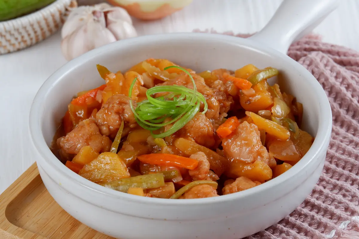 Resep ayam koloke asam manis pedas