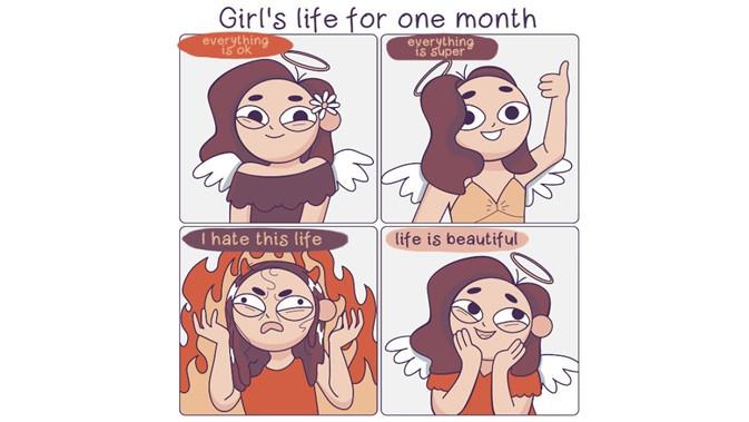 Drama wanita (Sumber: Instagram/bloome_comics)