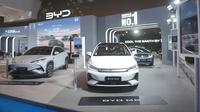Booth BYD dan DENZA di PEVS 2025. (ist)