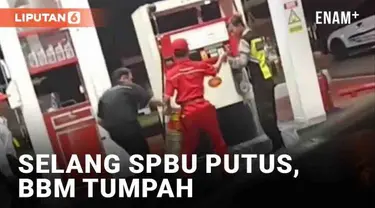 Insiden BBM tumpah terjadi di sebuah SPBU. Disebabkan oleh selang yang putus di dispenser Pertamax dan Pertalite. Petugas dispenser sampai satpam bahu membahu menampung BBM yang tumpah dengan ember. Momen viral dan mengundang komentar warganet hingga...