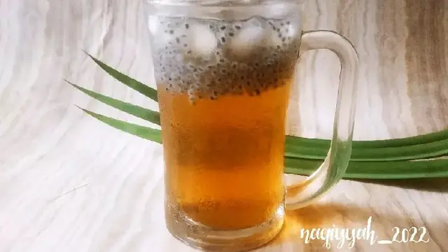 Resep ice java tea ala bioskop. (dok. Cookpad @Naqiyyah99)