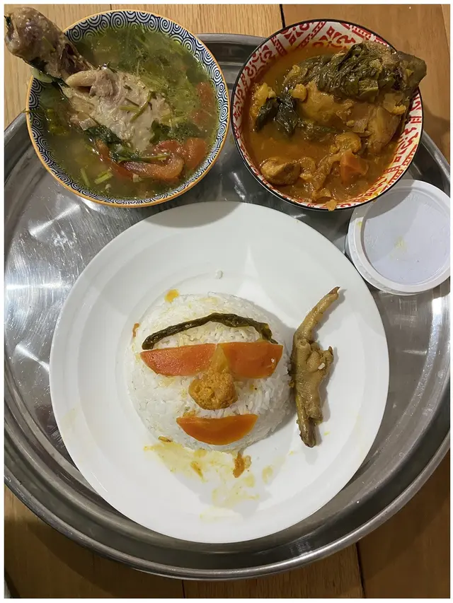 Suami Ini Bikin Makanan Lucu Buat Istri yang Baru Melahirkan, 6 Potretnya Kocak