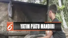 Kakak dan adik di Klungkung, Bali, harus hidup mandiri dengan mencari sayur dan buah untuk dijual.