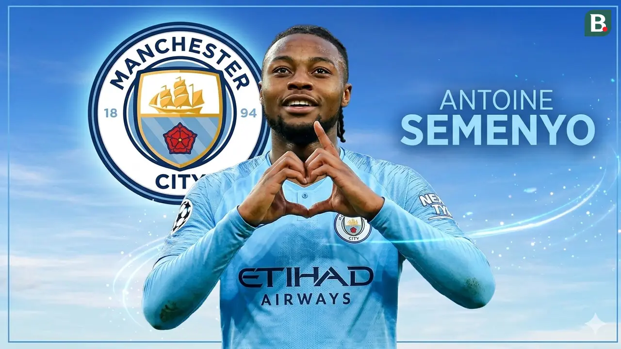 Ilustrasi Antoine Semenyo di Manchester City. (Bola.com/AFP/Gemini)