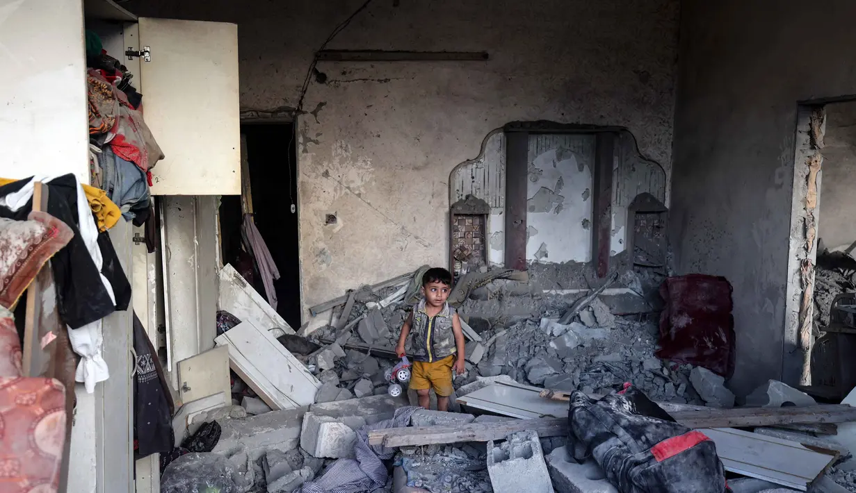 Selama hampir dua tahun, operasi militer Israel di Gaza, sedikitnya 65.549 warga Palestina di Gaza tewas, sebagian besar warga sipil anak-anak dan perempuan. (Eyad BABA/AFP)