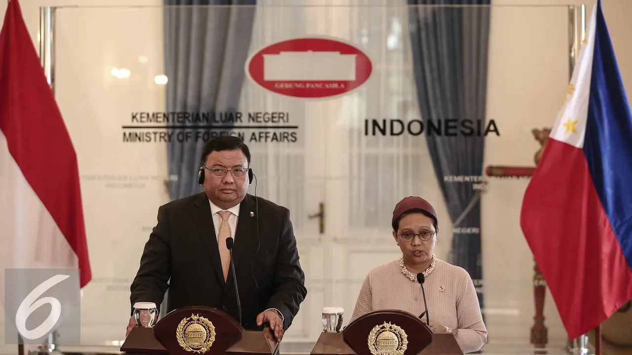 20160504- Menlu RI-Filipina Bahas Nasib 4 WNI yang Disandera Abu Sayyaf- Retno Marsudi- Jose Rene Almendras-Jakarta-FF