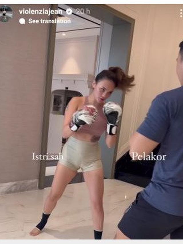 Violenzia Jeanette sindir pelakor (Foto: Instagram violenziajean)