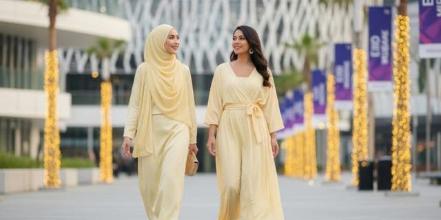 8 Inspirasi Padu Padan Baju Lebaran Warna Butter Yellow yang Sedang Tren