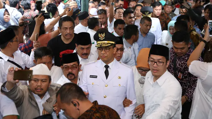 Anies Baswedan - Sandiaga Uno di Sunda Kelapa