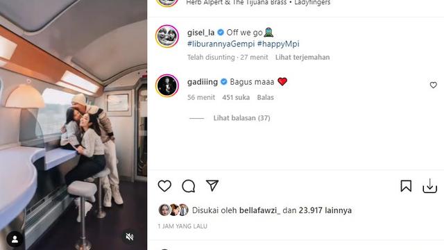 Gading Marten dan Gisel Bak Keluarga Utuh Saat Liburan Bareng Gempi ...