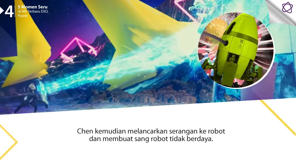 5 Momen Seru di MV Terbaru EXO, Power. (Foto: YouTube/SMTOWN, Desain: Nurman Abdul Hakim/Bintang.com)