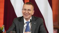 Edgars Rinkevics sah menjadi presiden gay pertama di Latvia. (File AP)