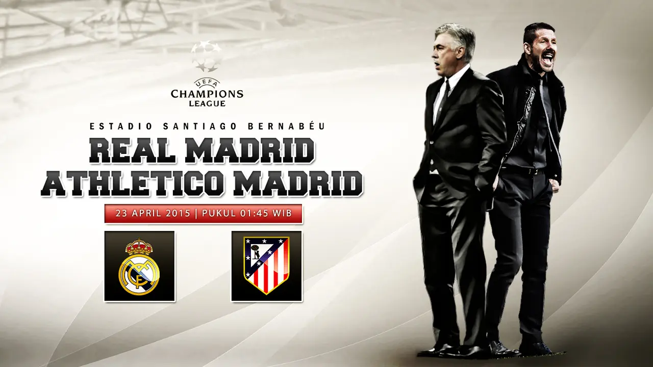 Prediksi Real Madrid vs Atletico Madrid (Liputan6.com/Yoshiro)